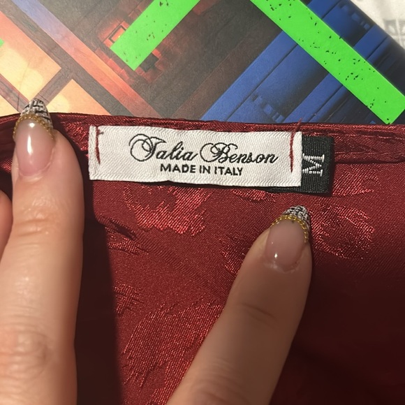 Talia Benson Red Leopard Maxi Dress - Médium - Picture 6 of 7